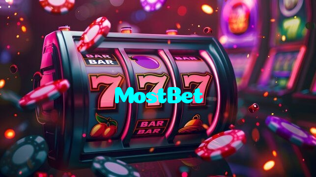 MostBet casino presented on mobile device in Pakistan with slots and live games